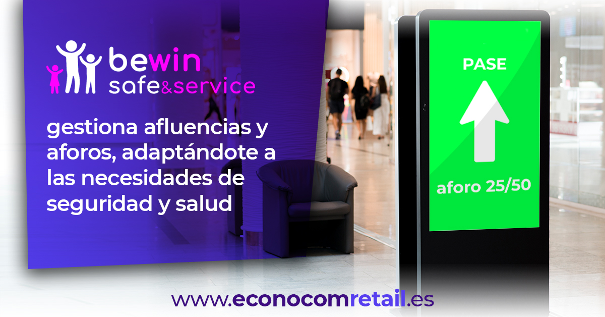 bewin_postcovid_econocomretail Bewin Safe & Service: soluciones para optimizar el servicio y la seguridad de los clientes en la era postcovid-19.