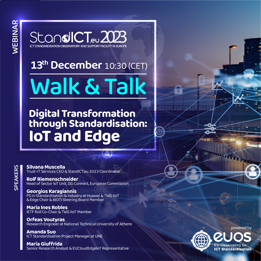 UNE: estado del arte de IoT y Edge computing (registro al webinar)